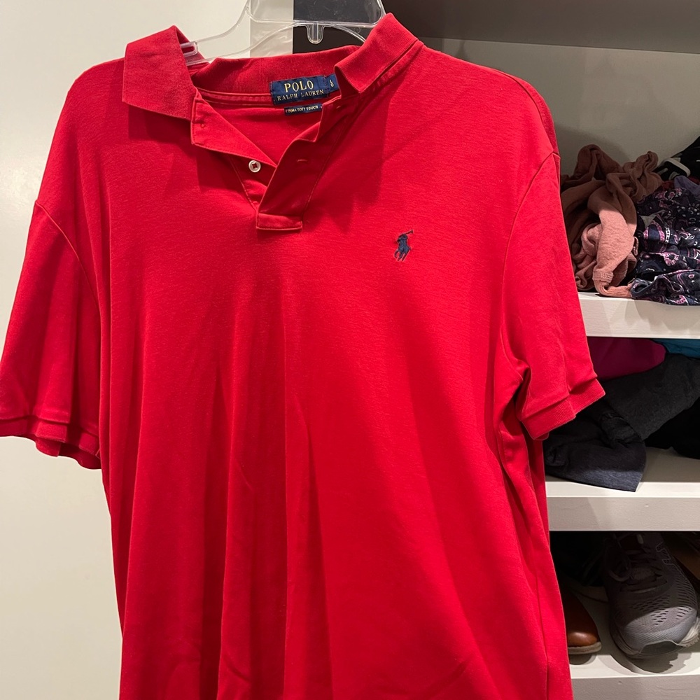 Ralph Lauren Classic Red Polo Shirt